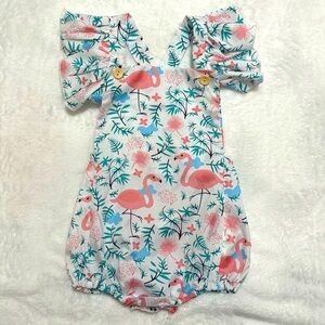 Flamingo romper 🦩🦩